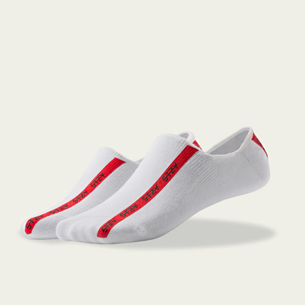 React® No-Show Socks [2 Pair] - Redline