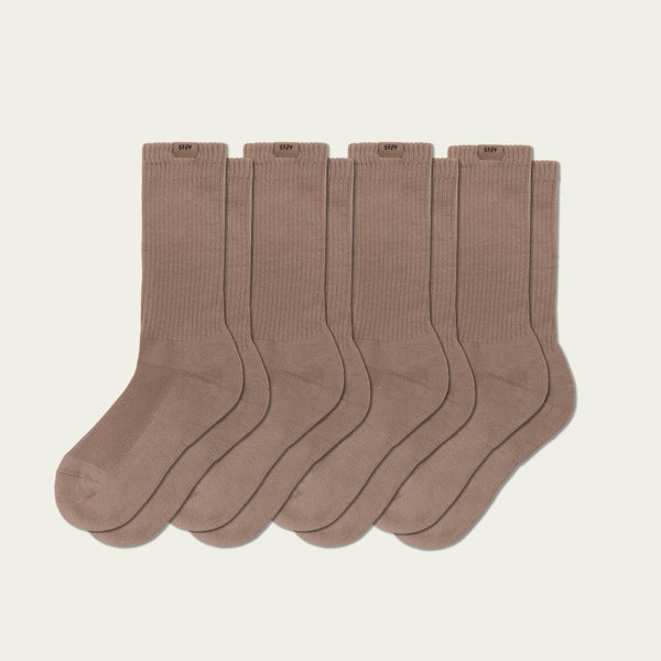 Mocha - Blank Crew (4 Pairs)