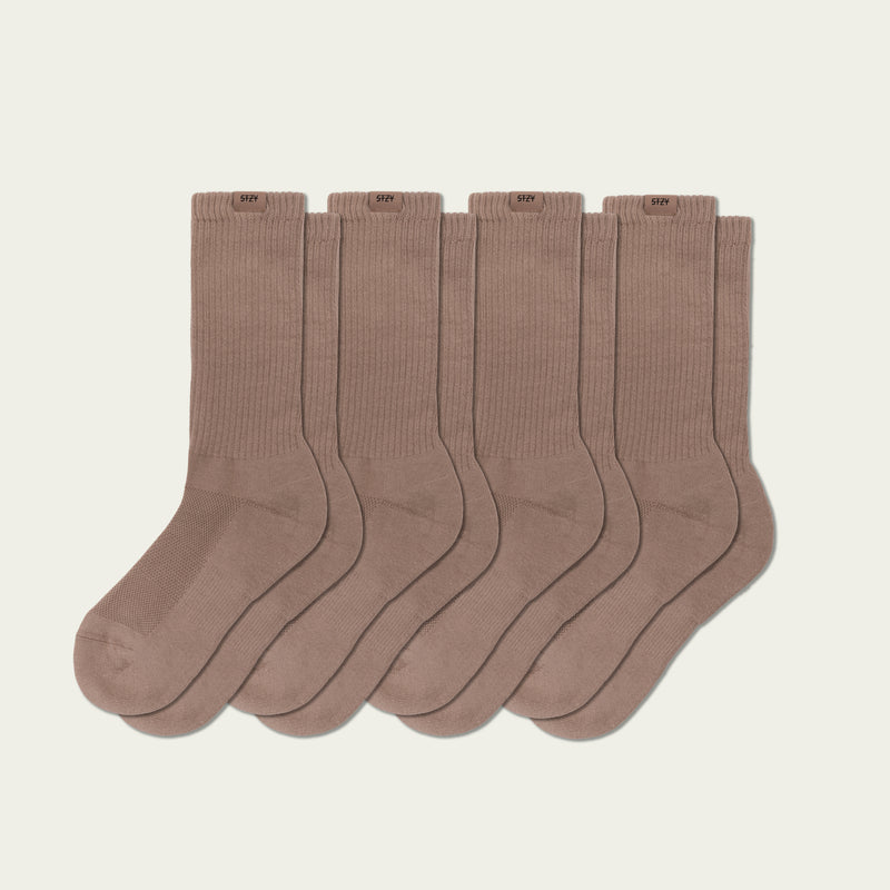 Mocha - Blank Crew (4 Pairs)