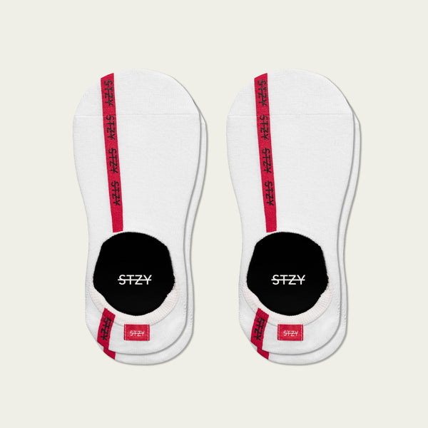 React® No-Show Socks [2 Pair] - Redline