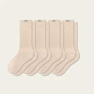 Cream - Blank Crew (4 Pairs)