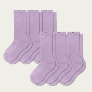Lavender - Blank Crew (6 Pairs)
