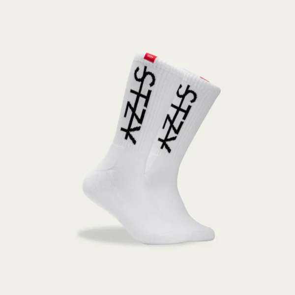 Adapt® Essential Crew Socks [4 Pair] - White - Image 2