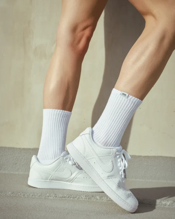 Triple White - Blank Crew (4 Pairs) - Image 7