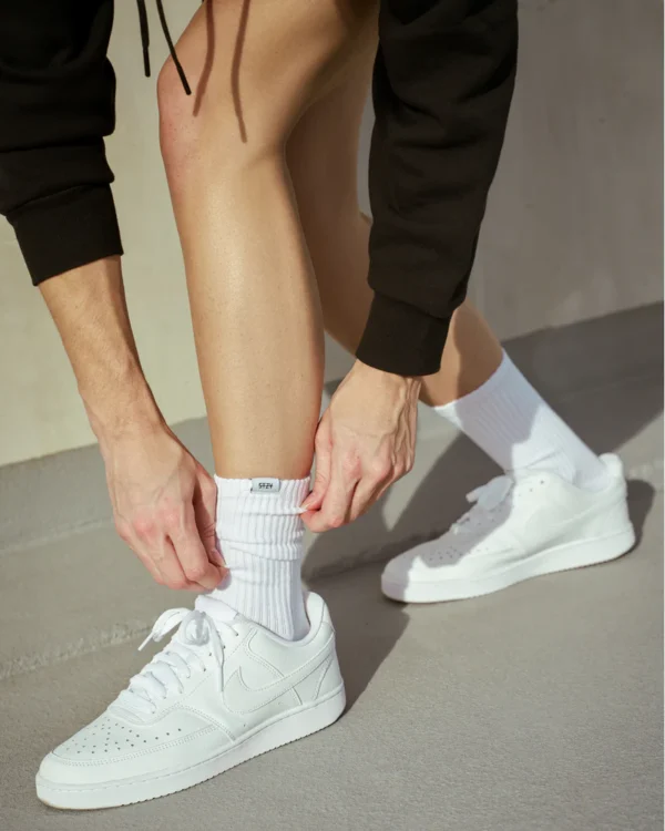 Triple White - Blank Crew (4 Pairs) - Image 8