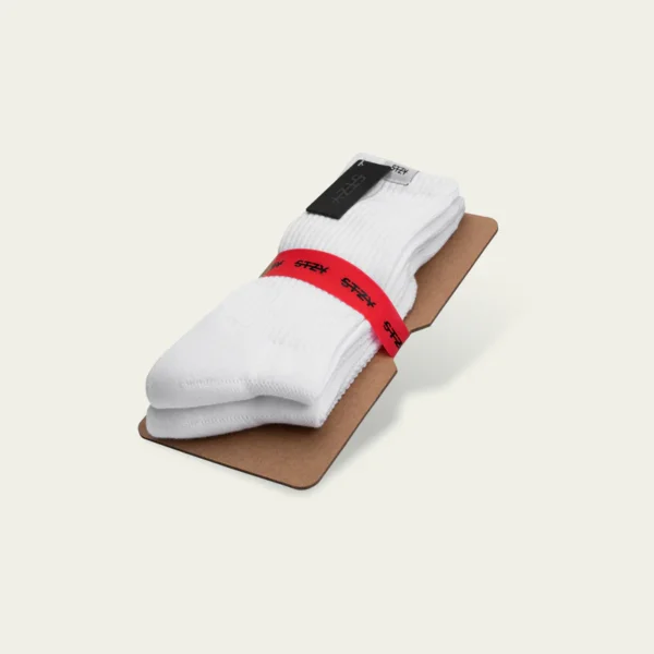 Triple White - Blank Crew (4 Pairs) - Image 3